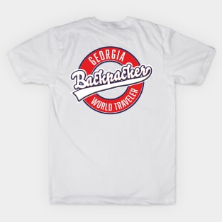 Georgia backpacker world traveler T-Shirt